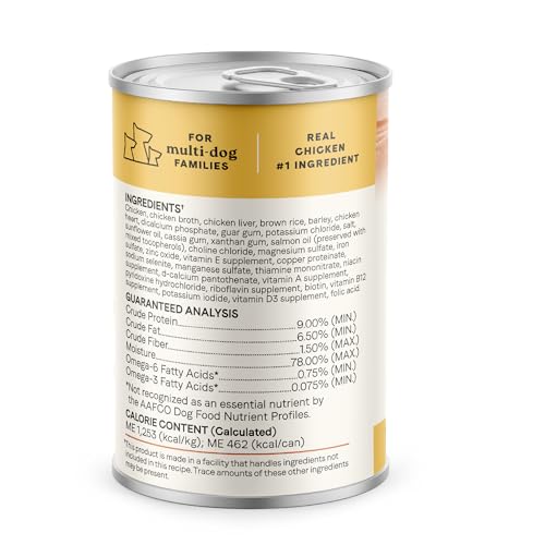 CANIDAE sans maïs, blé et soja, option digestible pour chiens sensibles.