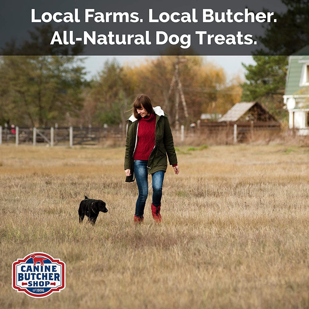 Canine Butcher Shop sans-additifs, friandise sans additifs pour chiens.