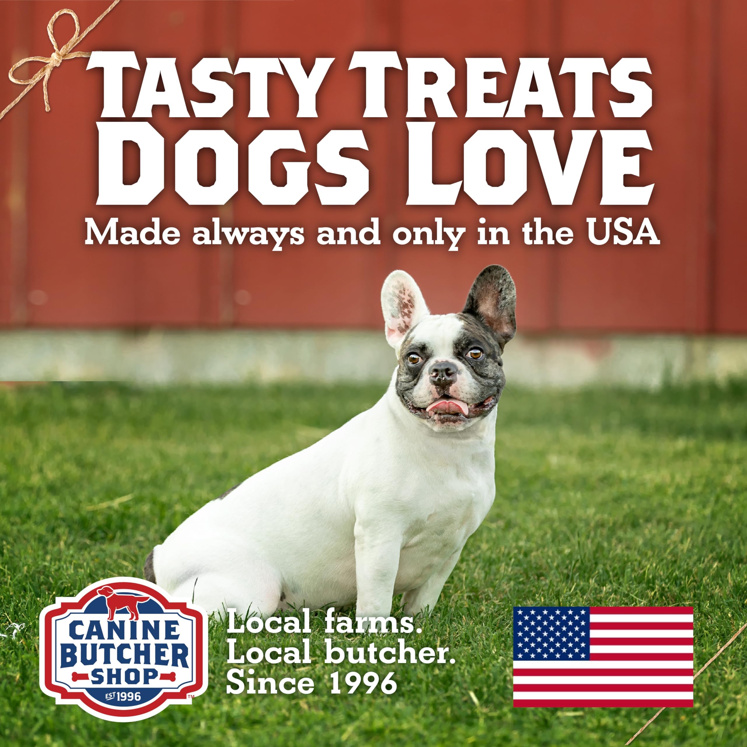 Tendons de dinde Canine Butcher Shop sans additifs, décision saine pour chiens.