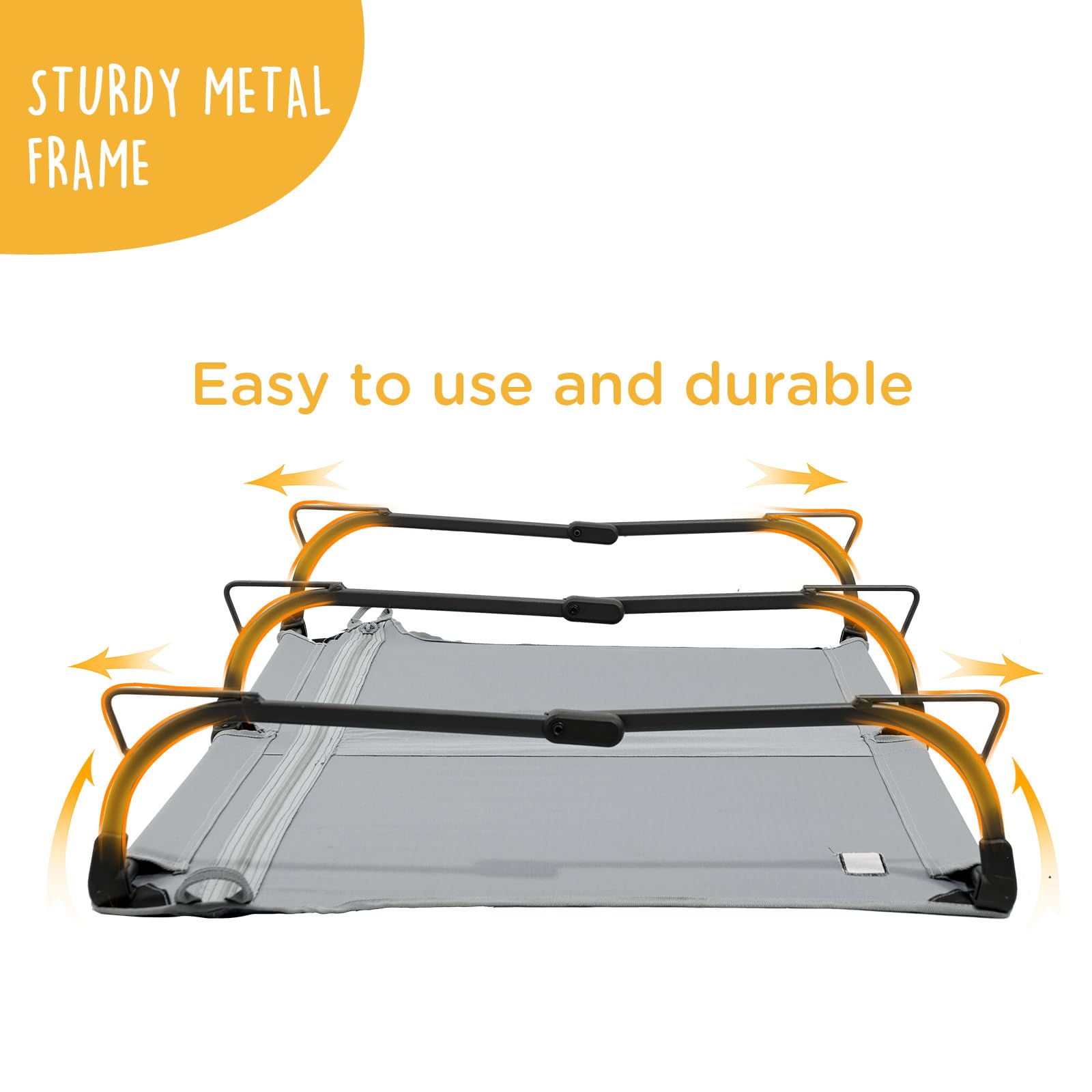 Surface extensible Daisy Cot offrant confort en plein air