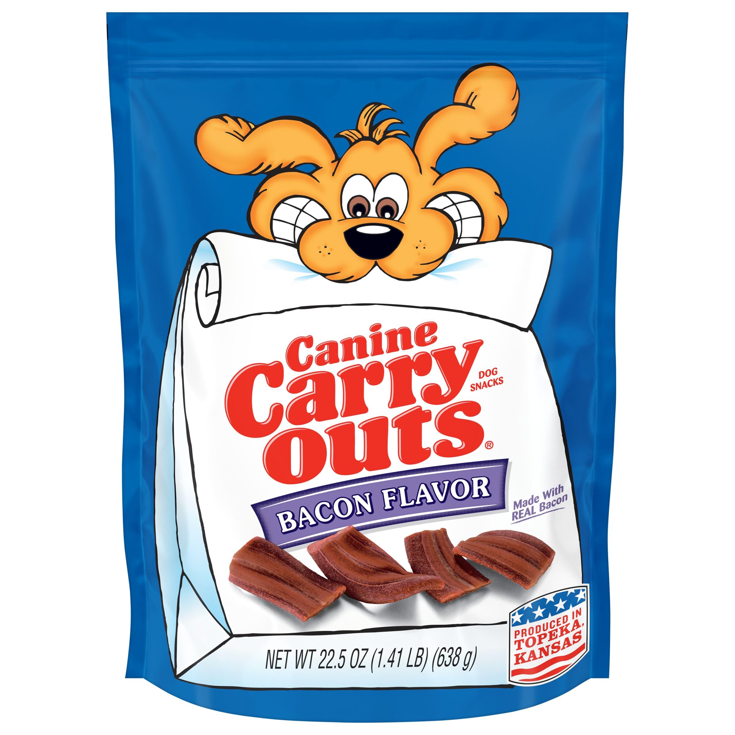 Canine Carry Outs Bacon Flavor, friandises douces pour récompenser votre chien