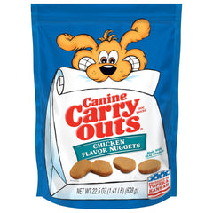 Canine Carry Outs nuggets poulet, texture douce pour récompenser votre chien.