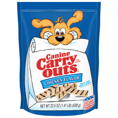 Canine Carry Outs paquet poulet 22,5 oz: récompense savoureuse pour chien.
