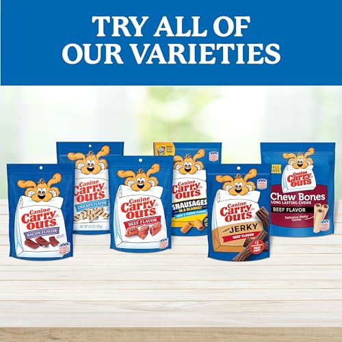 Odeur appétissante de boeuf et fromage, Canine Carry Outs pour stimuler l'intérêt.