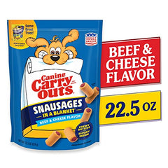 Canine Carry Outs Snausages exterieur fromage, friandise savoureuse pour chien