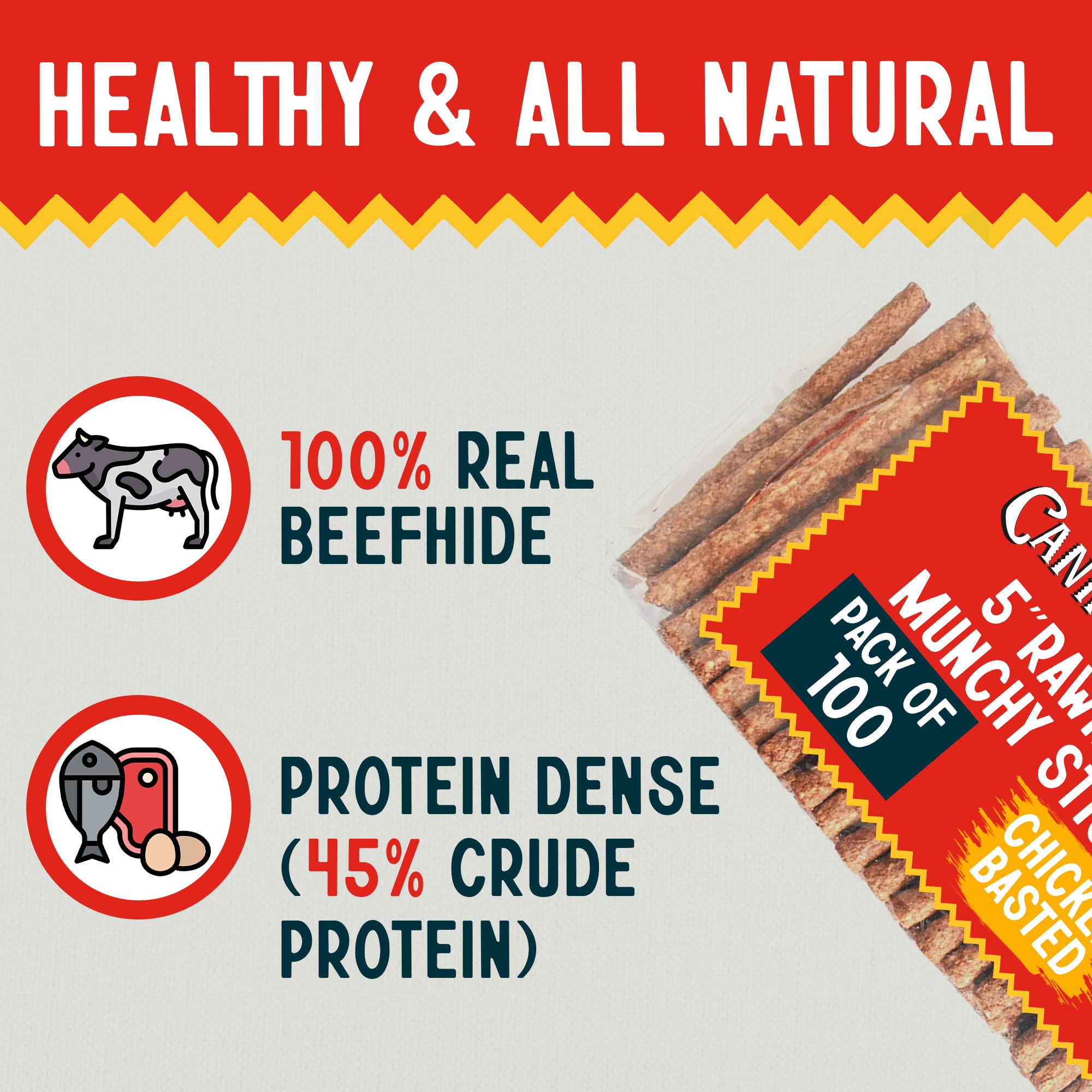 Canine Chews 100 pièces, pratique pour entraînement quotidien des chiots.