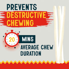 Canine Chews Boeuf 100%: saveur naturelle et fabrication familiale au Mexique.