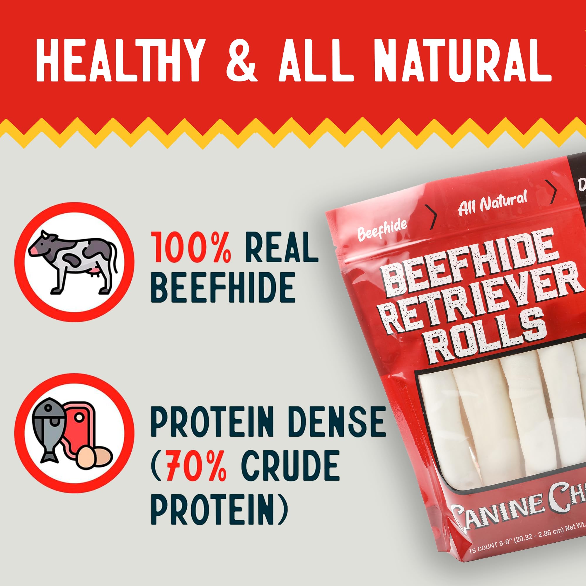 Canine Chews longue duree d'utilisation lors de sessions de mastication