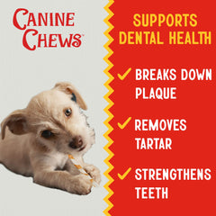 Canine Chews – mâchage long: divertissement prolongé pour chiens actifs.