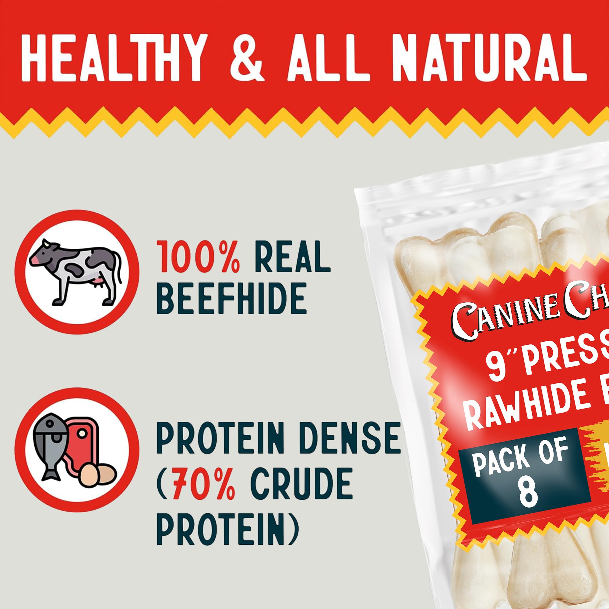 Canine Chews os mexique: fabrication artisanale et qualité élevée.