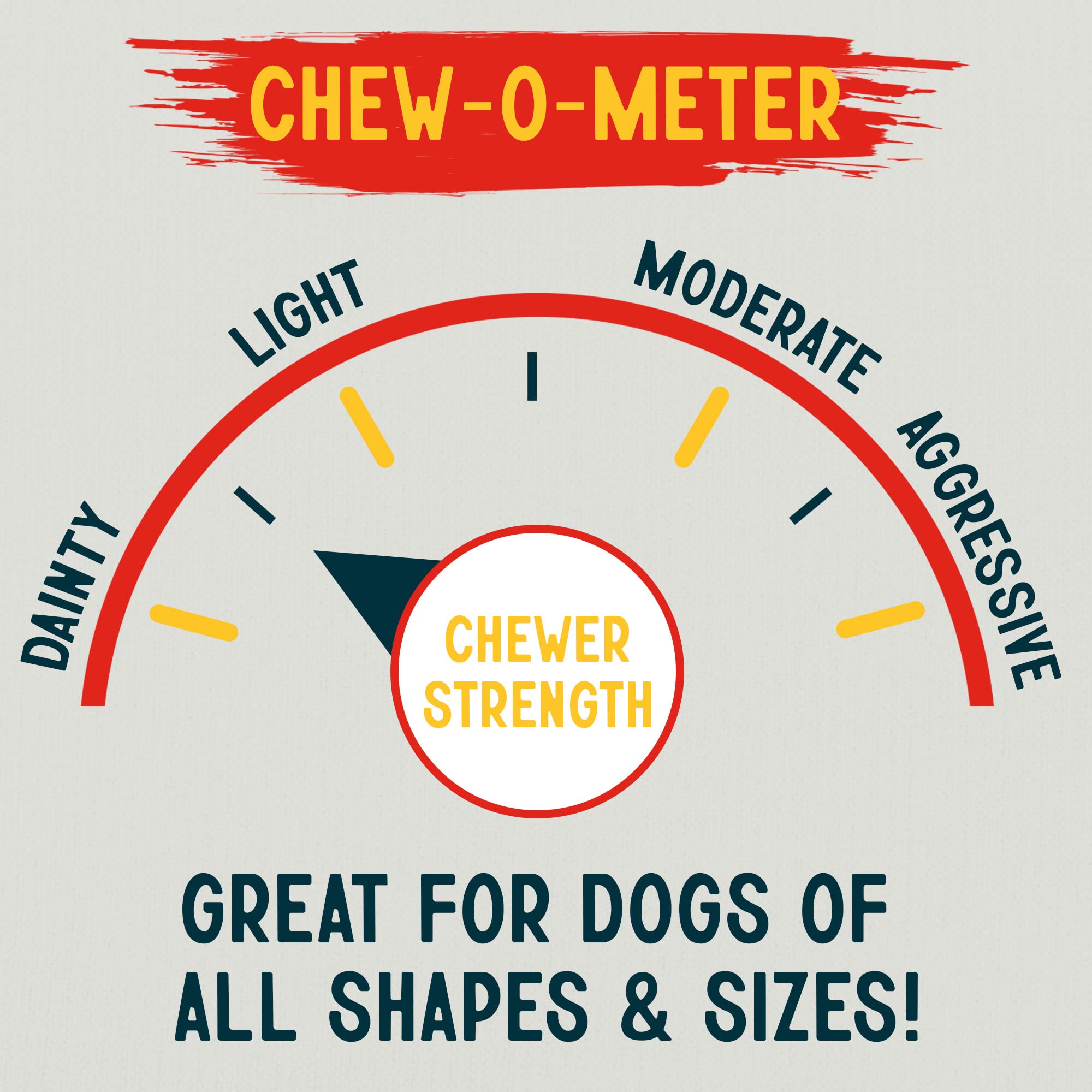 Canine Chews Sans conservateurs, saveur naturelle et fraîche.