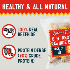 Canine Chews: texture robuste favorise une mastication soutenue.