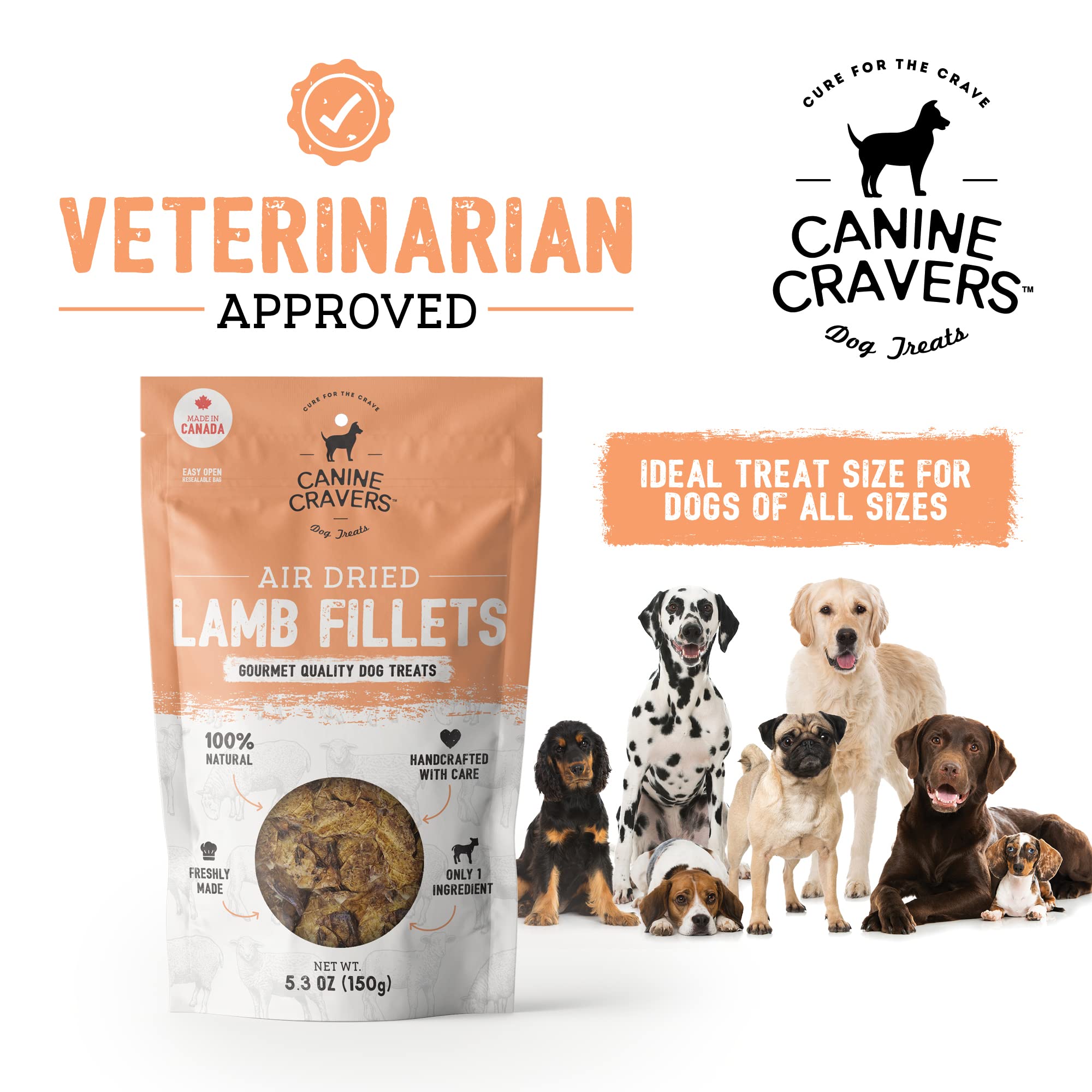 Canine Cravers récompense idéale pour l’entraînement et le dressage.