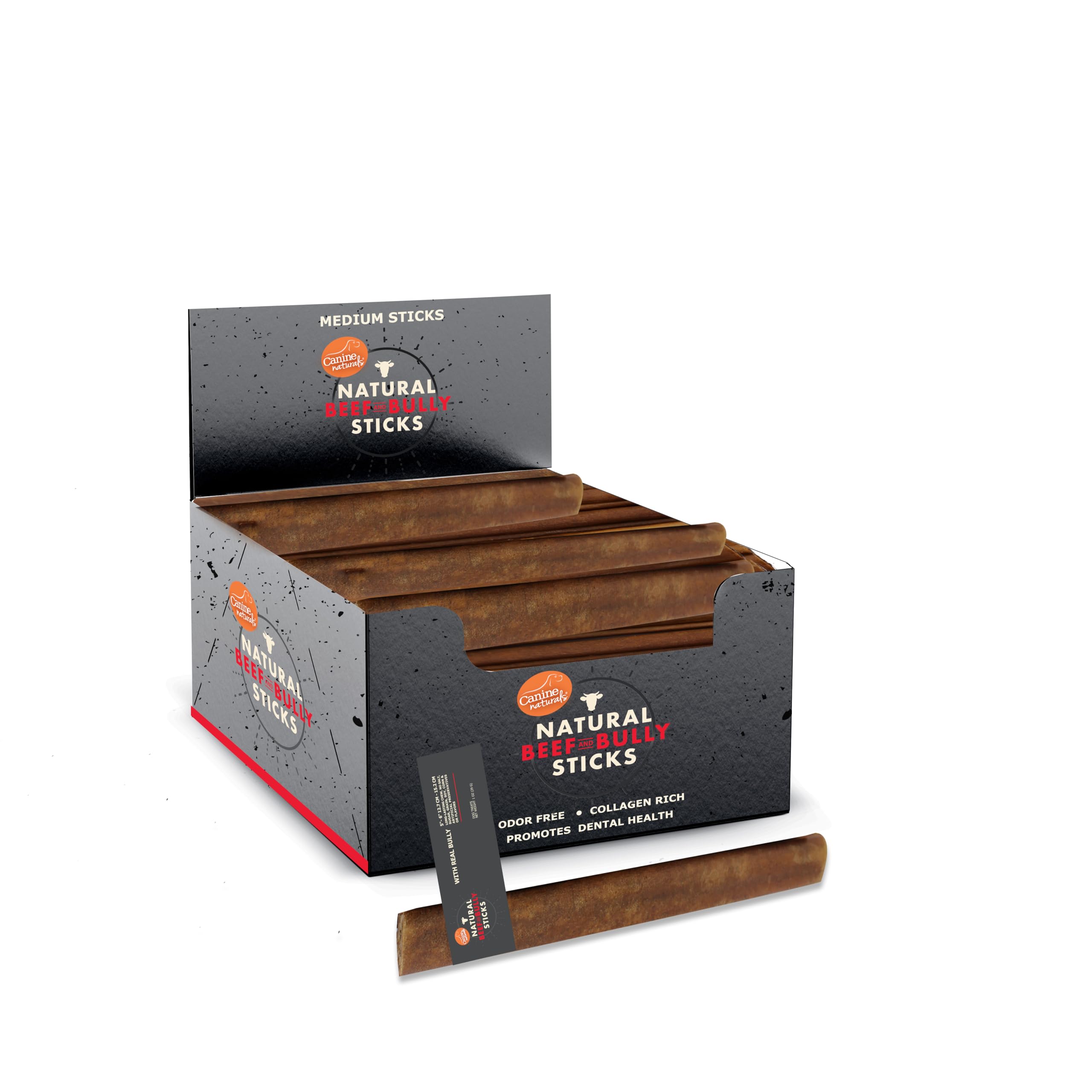 Canine Naturals baton boeuf visuel 01 – friandise durable pour chiens actifs