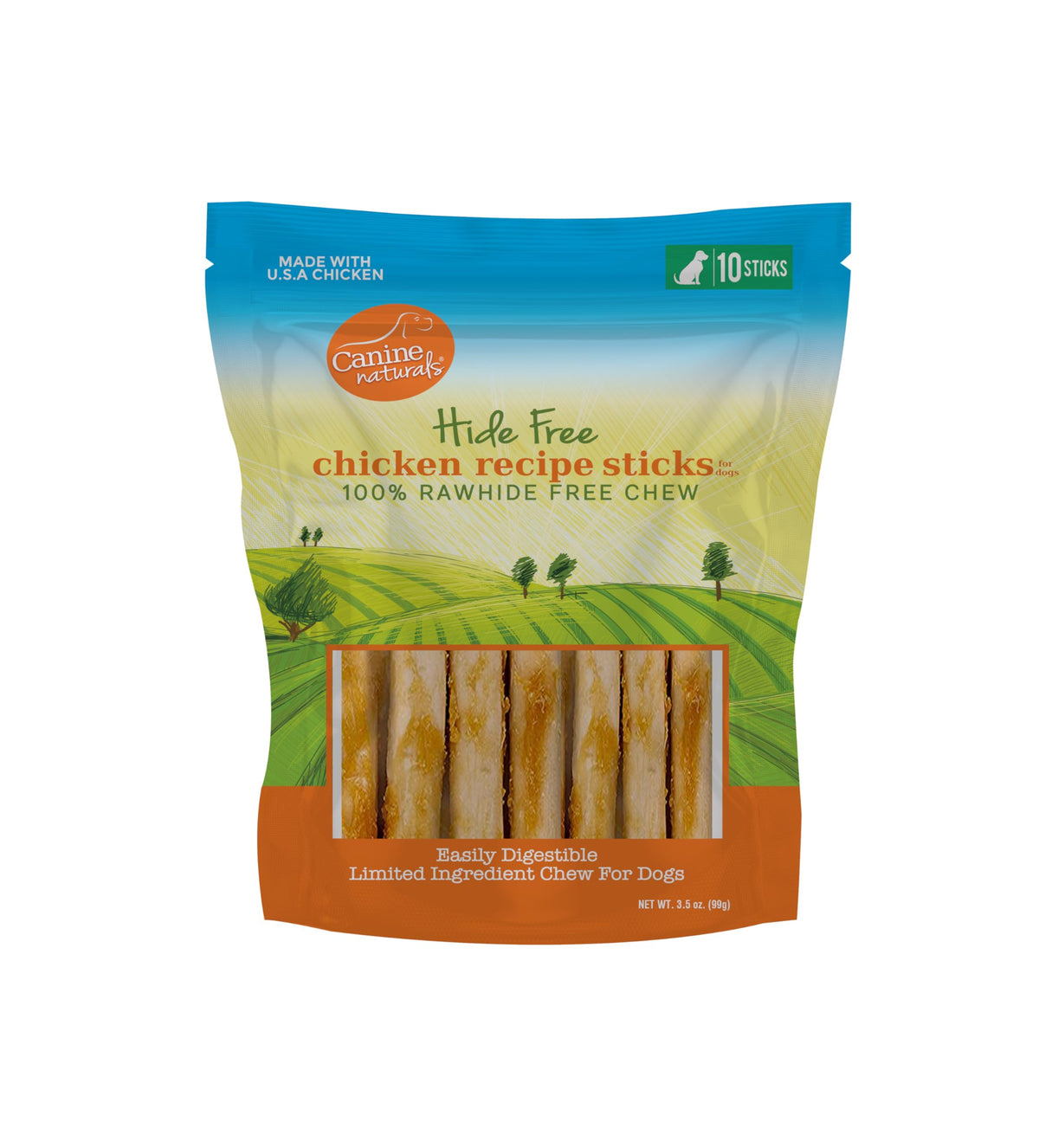 Canine Naturals batonnet poulet 5 pouces: mastication durable et hygiène dentaire améliorée