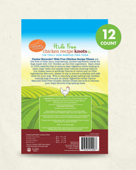 Canine Naturals poulet mini-noeud – texture visible et mastication