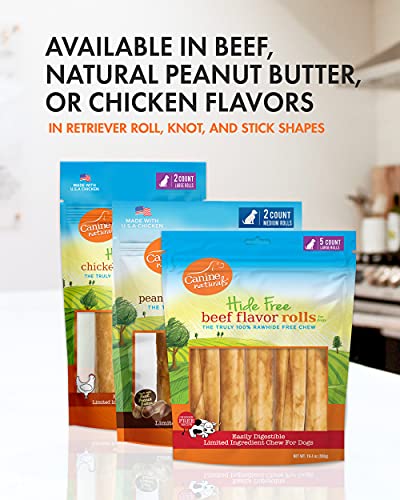 Pour chiens pesant 23-34 kg, bouchée Canine Naturals adaptée.