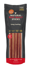 Canine Naturals tiges de bœuf longues, goût apprécié par les chiens.