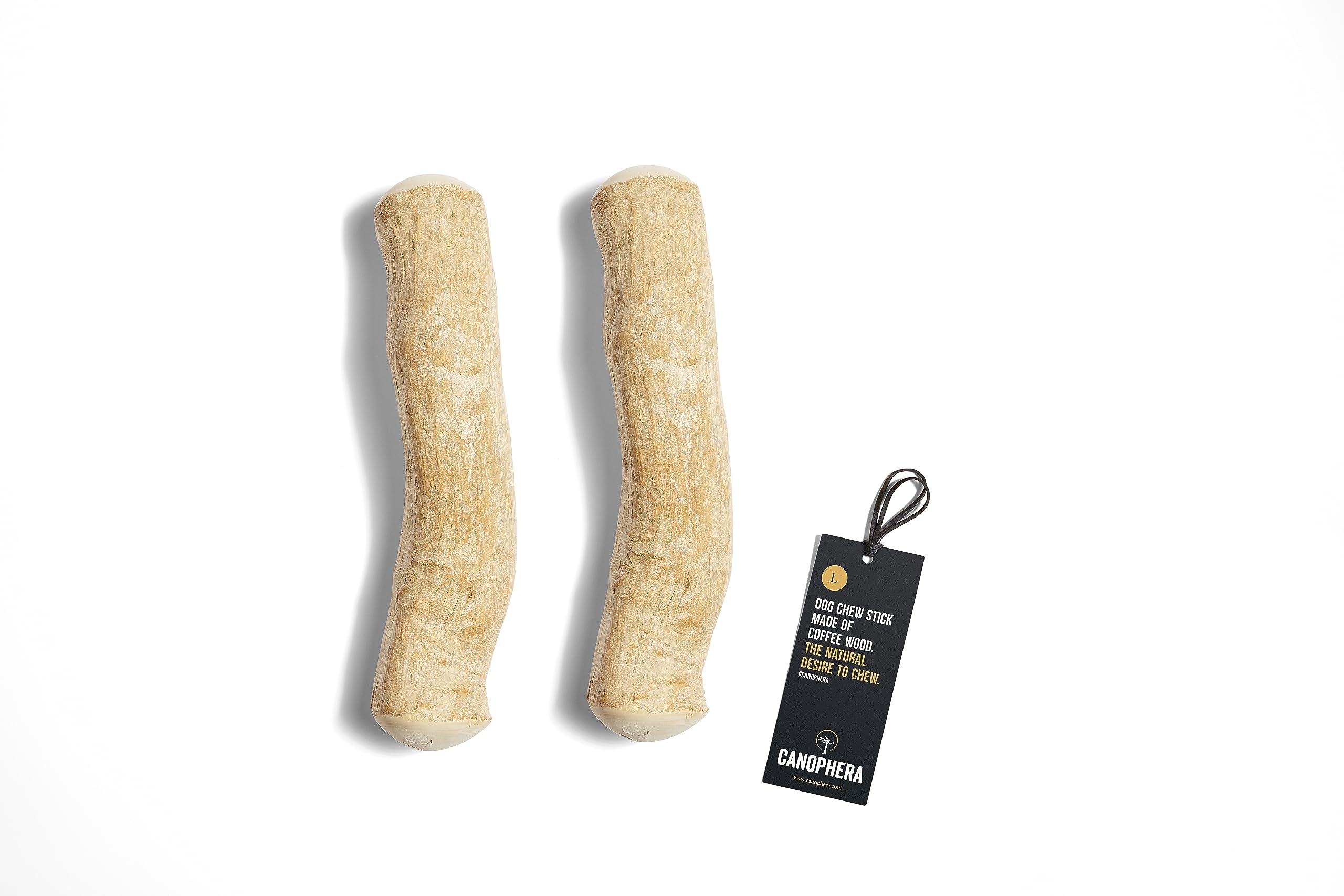 Canophera: gros batons-macher bois cafe pour détendre le chien pendant le jeu.