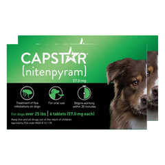 CAPSTAR chien: comprimé-puces, action rapide en 30 minutes.