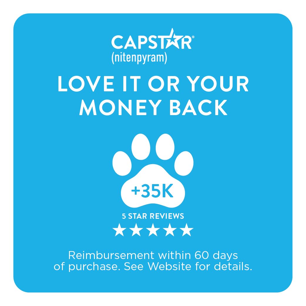 Capstar doses-quotidiennes-2-25-lbs: convient pour chiens 2 à 25 livres.