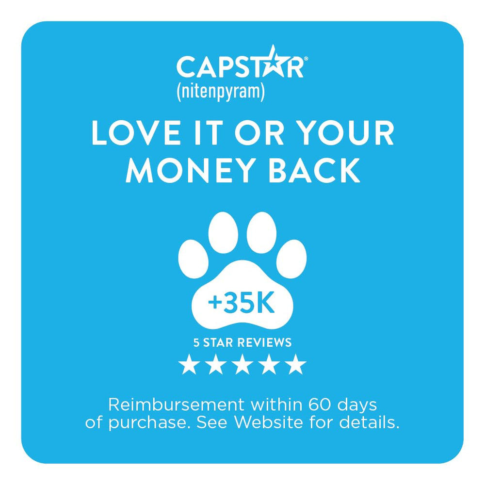 Capstar doses-quotidiennes-2-25-lbs: convient pour chiens 2 à 25 livres.
