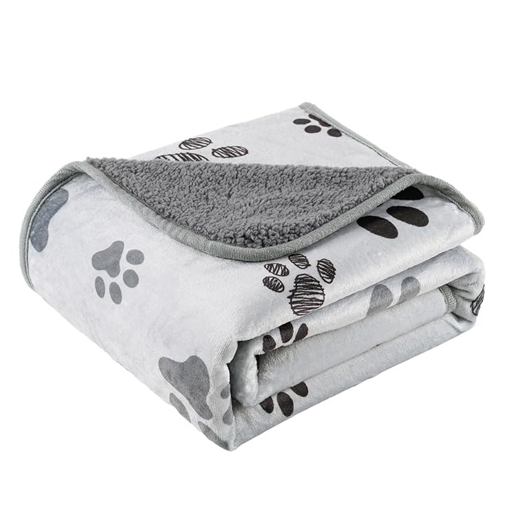 CAPT.SNOOZE, couverture étanche pour chien gris, protège les meubles.