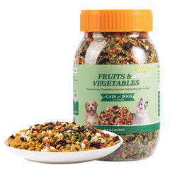 Capuca 12-en-1 mélange légumes fruits – sachet pratique pour compléter les croquettes.