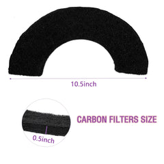 Caqeaus filtre charbon absorption odeurs pour Litiere, améliore l’air intérieur.