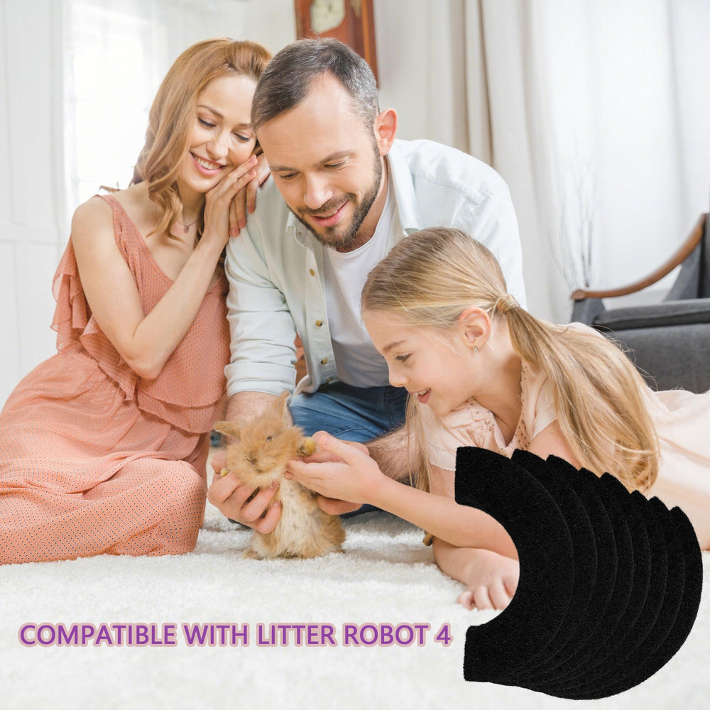 Caqeaus filtre Litiere Robot4 installation simple sans outils.
