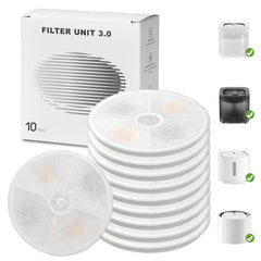 Carcent filtre upgrade 3.0 pour fontaine E Versweet 2S/3 Pro, eau plus nette.