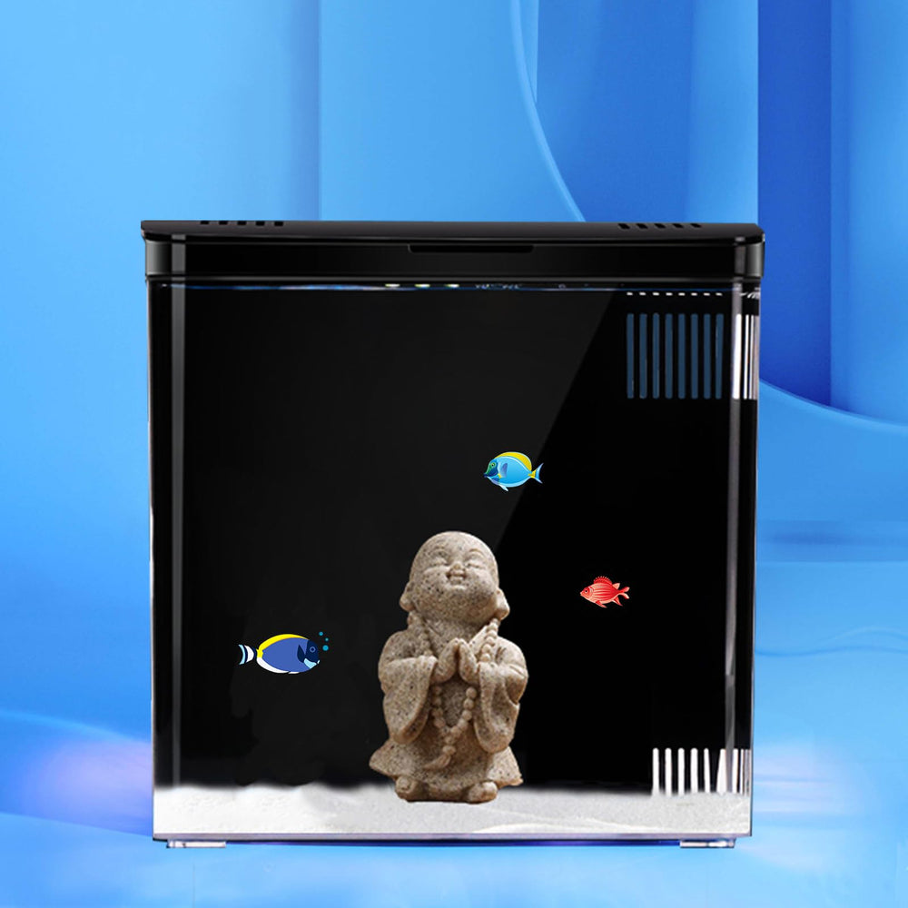 Carefree Fish bac 1,2 gallon sur bureau avec éclairage LED apaisant