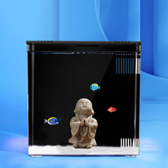 Carefree Fish bac 1,2 gallon sur bureau avec éclairage LED apaisant