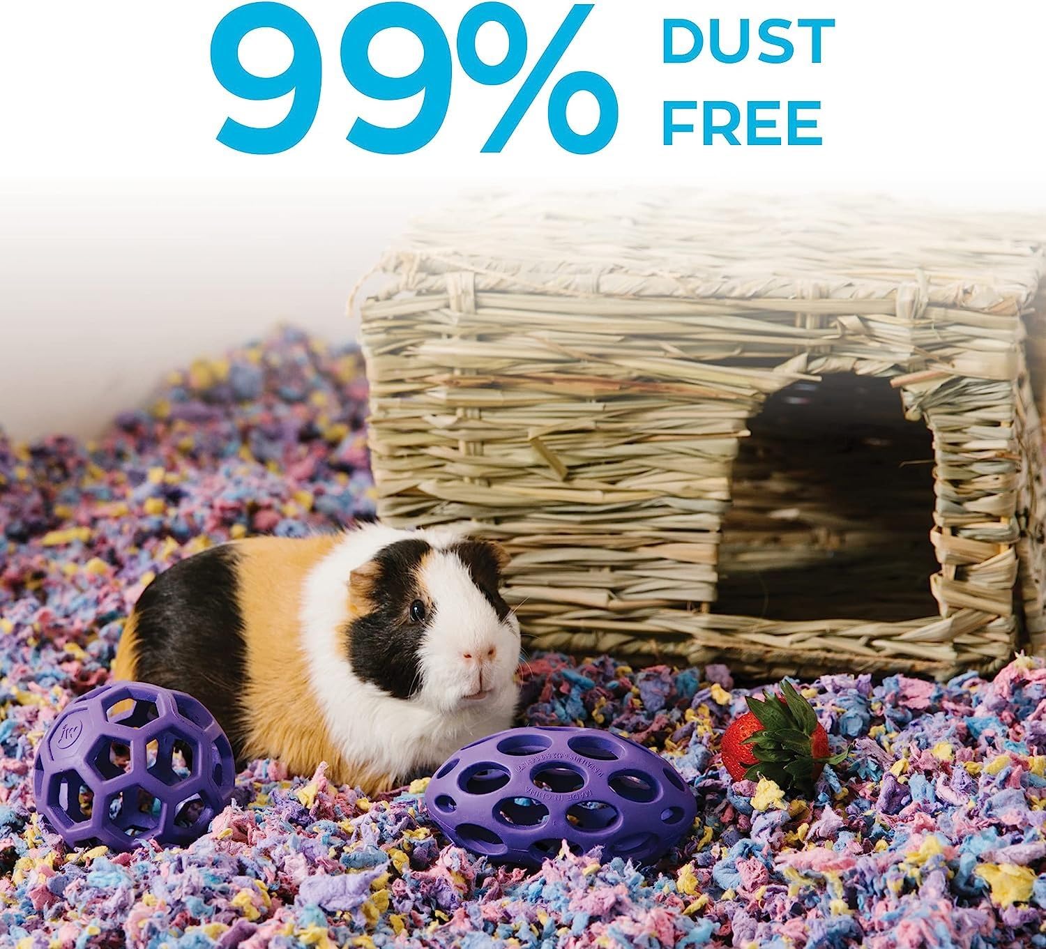 Carefresh biodégradable et compostable: litterie naturelle