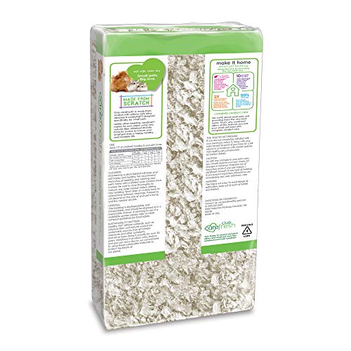 Carefresh litière papier naturel douceur, confort lors du burrow et du repos.