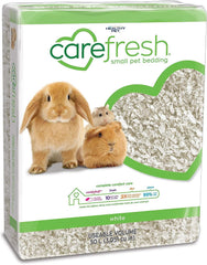 Carefresh litière en papier naturel, lit doux et propre pour petits animaux.