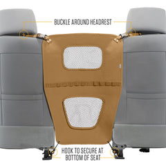 Barrière Carhartt avec mesh respirant, visibilité et circulation d'air.