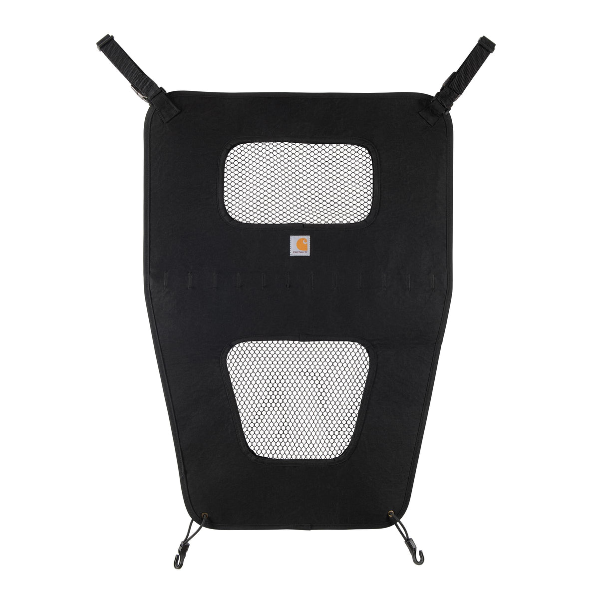 Barriere Carhartt pour chien en nylon noir prête a l'installation et securite.