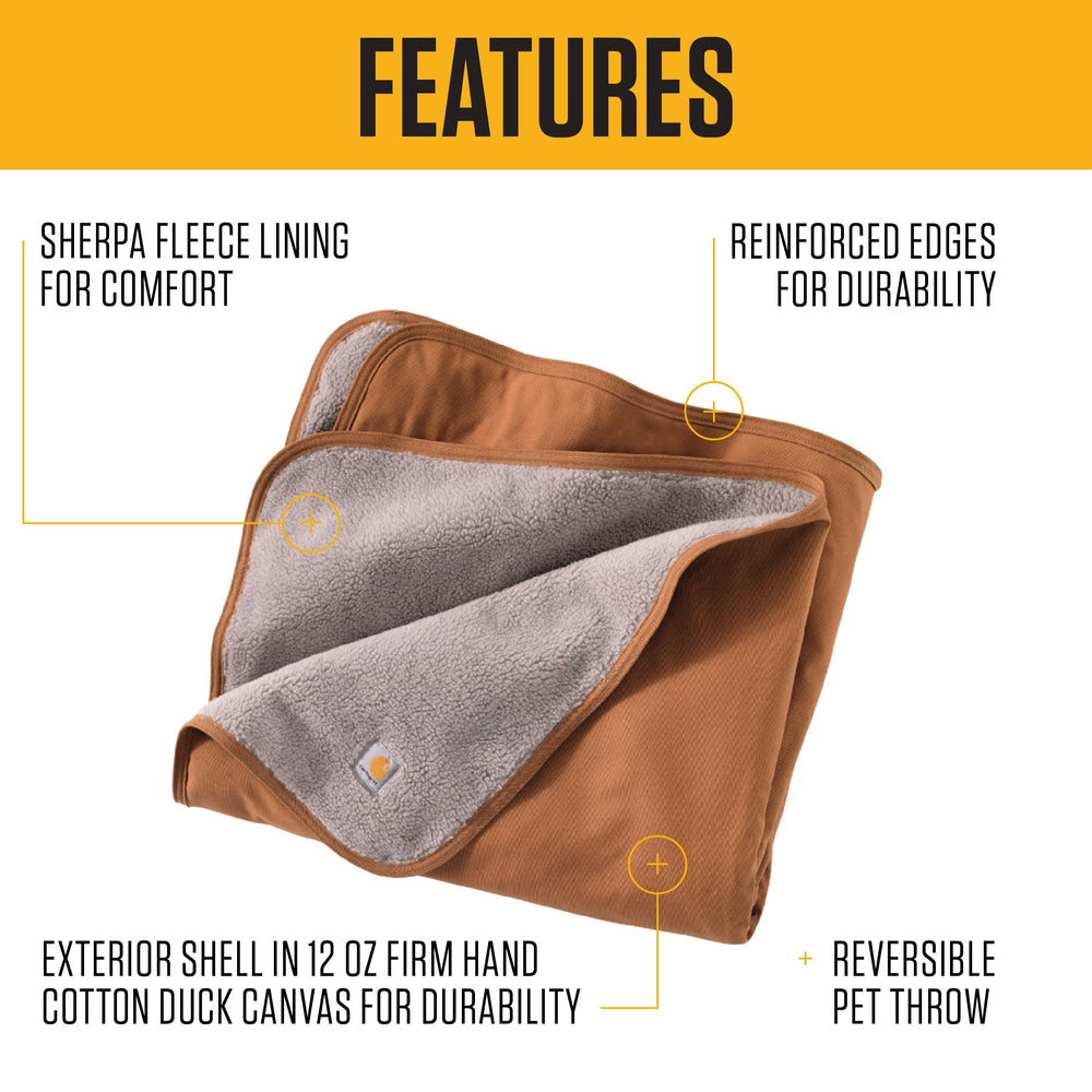 Couverture Carhartt avec bords renforcés pour une durabilité accrue