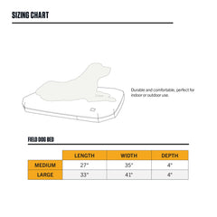 Carhartt Field Dog Bed surface facile à nettoyer, entretien rapide