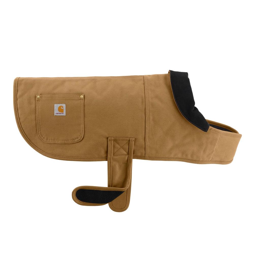 Carhartt Firm Duck Insulated Dog Chore Coat protège le chien des intempéries et du vent.