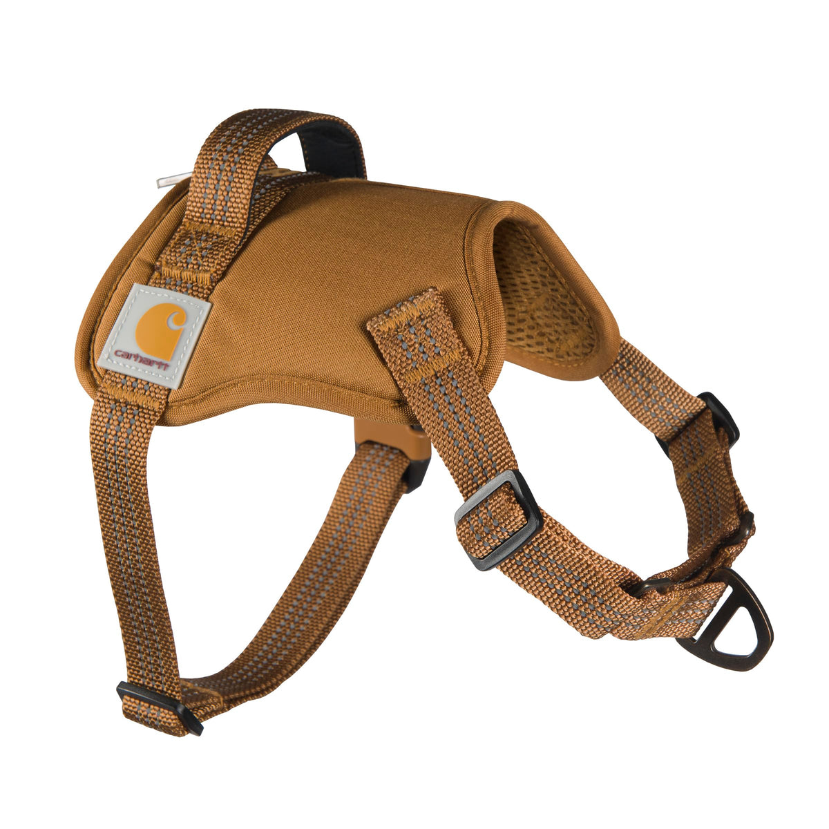 Harnais Carhartt pour chien sans tirage en nylon 500 deniers, confort et liberté de mouvement.