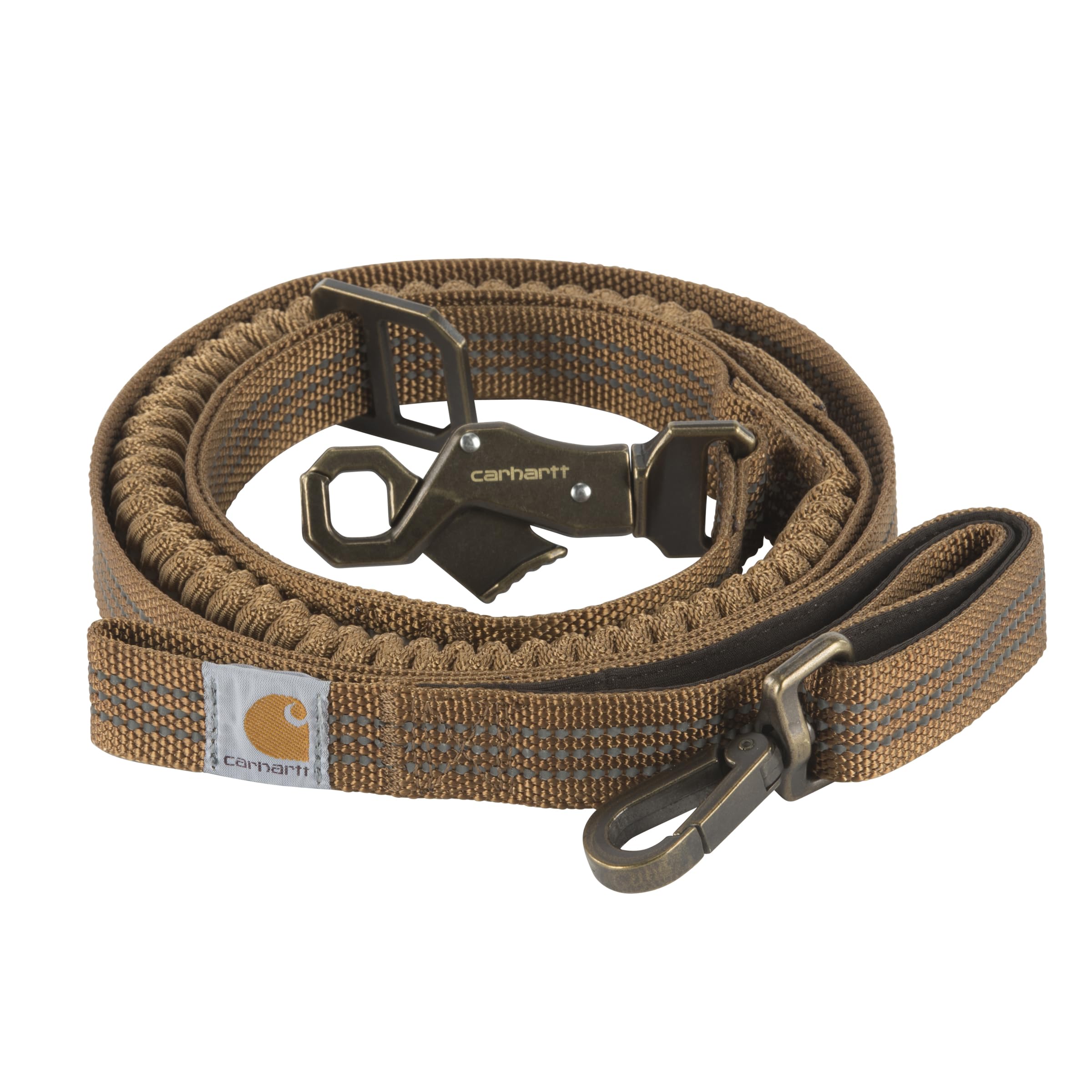 Carhartt laisse durable en nylon, idéale pour chiens actifs et promenades quotidiennes.