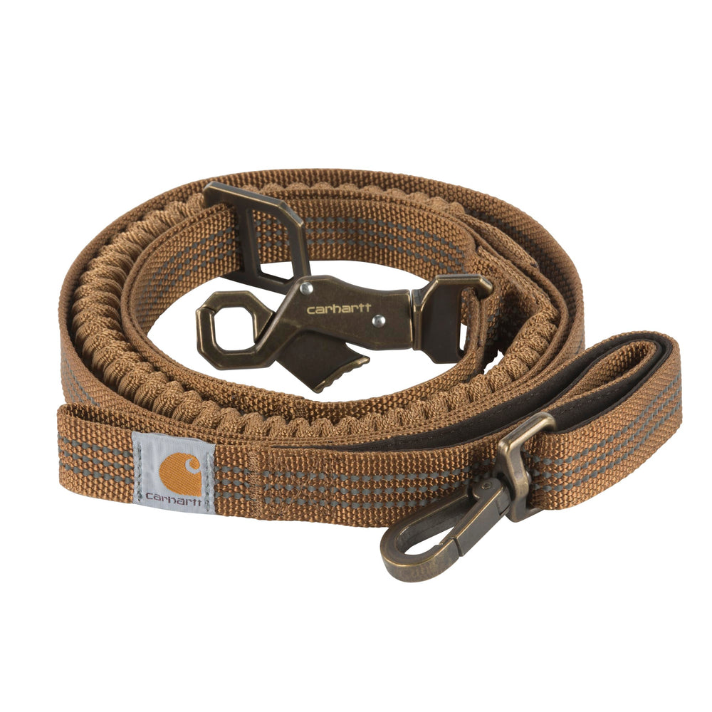 Carhartt laisse durable en nylon, idéale pour chiens actifs et promenades quotidiennes.