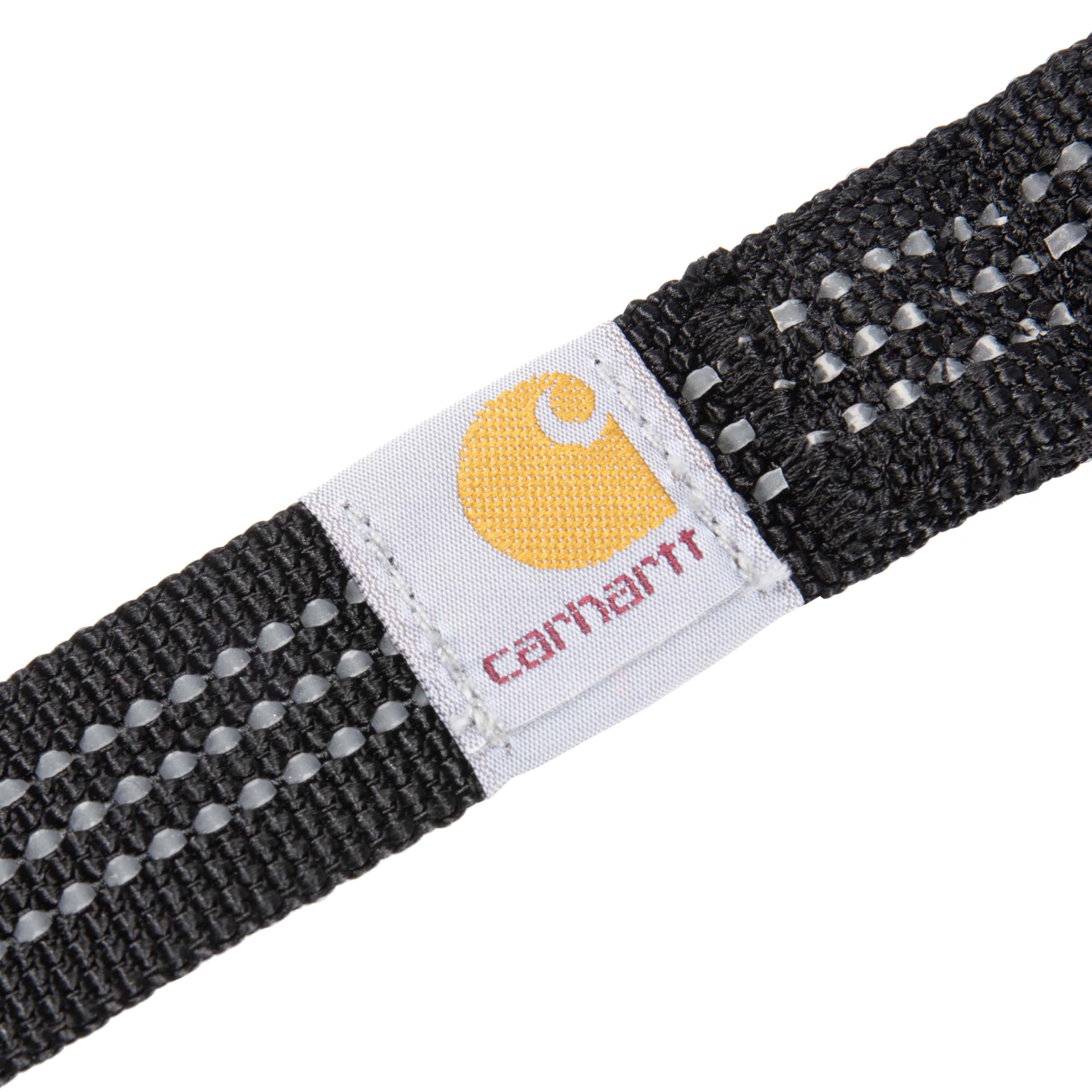 Laisse Carhartt en nylon réfléchissante pour visibilite nocturne pendant les sorties.