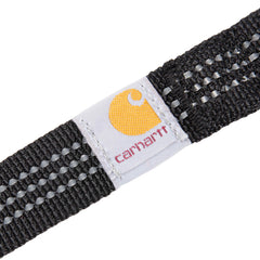 Laisse Carhartt en nylon réfléchissante pour visibilite nocturne pendant les sorties.