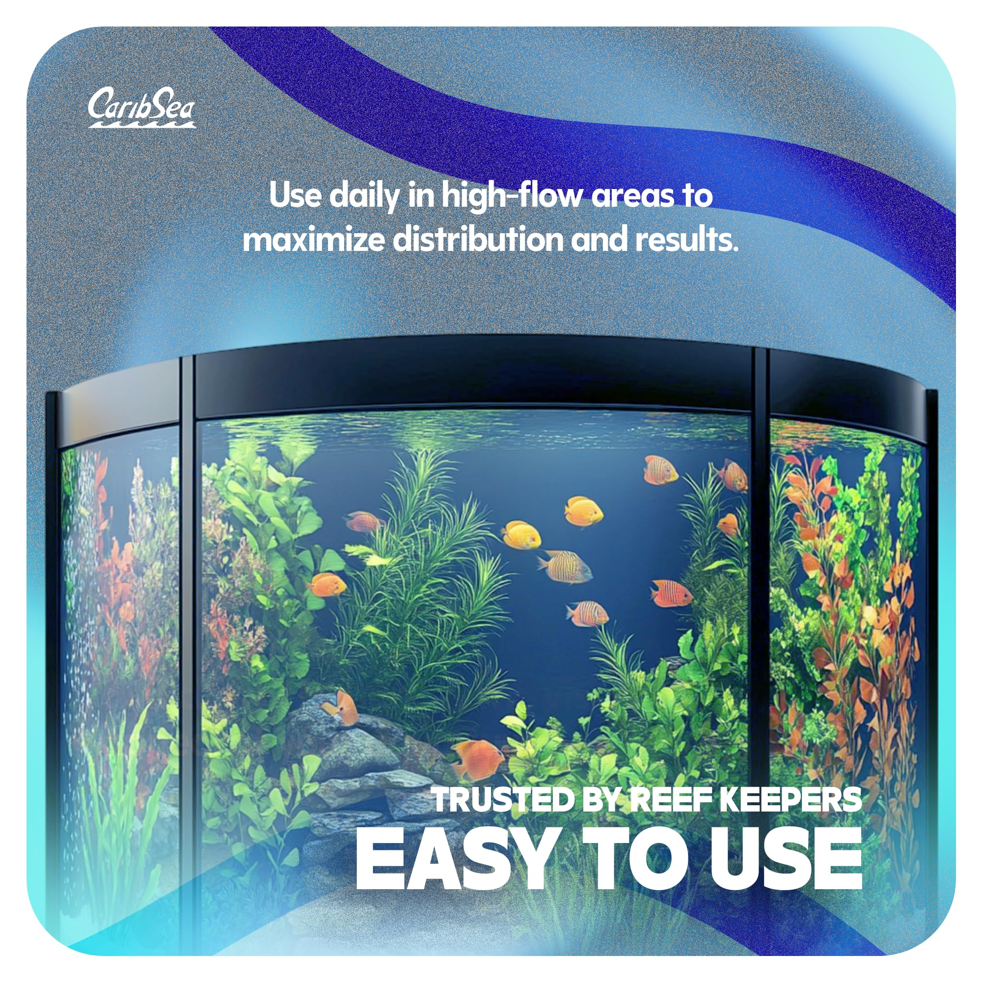Carib Sea Purple Up est conçu pour les aquariums marins et récifaux.