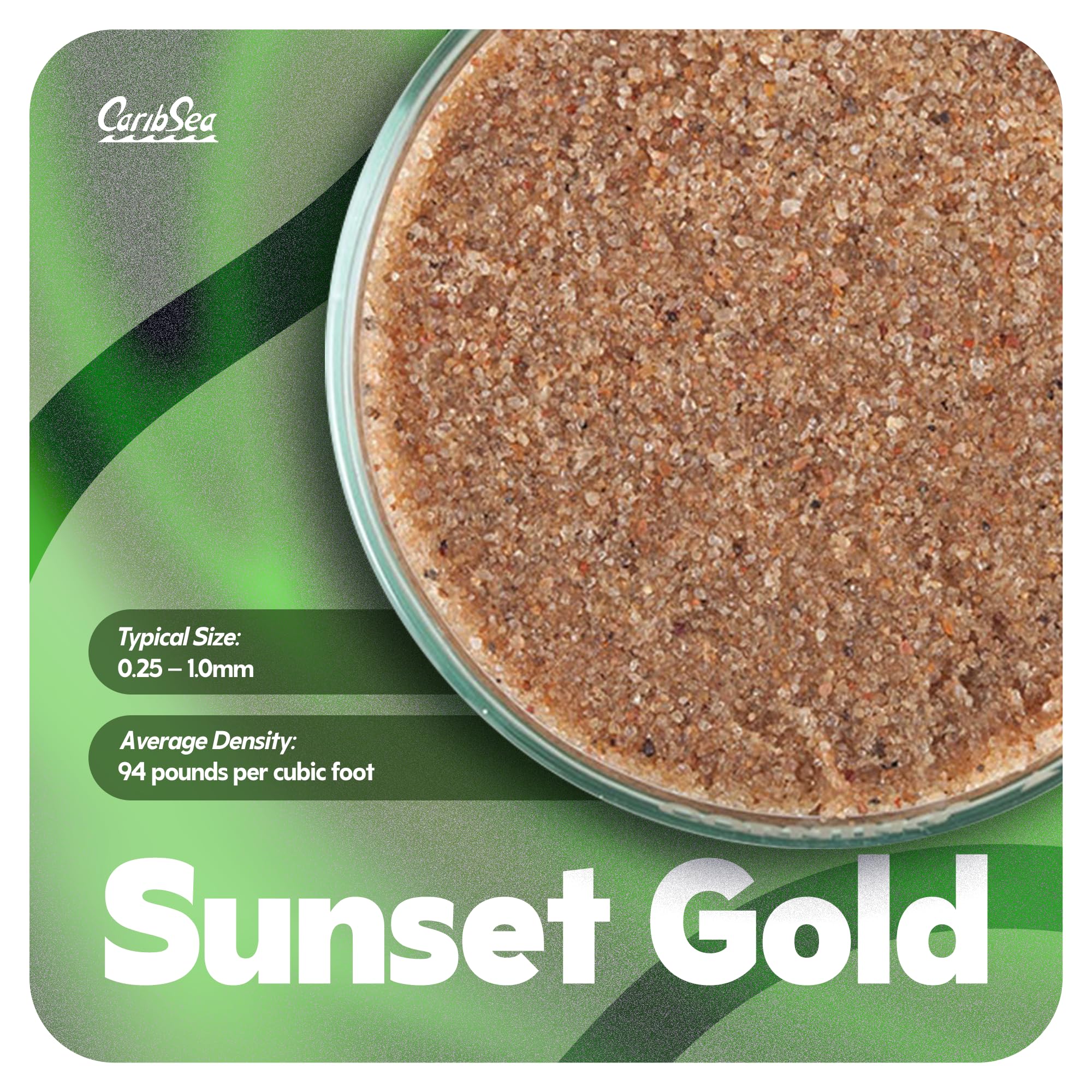 Carib Sea Sunset Gold – entretien facile qui maintient l'éclat du sable.
