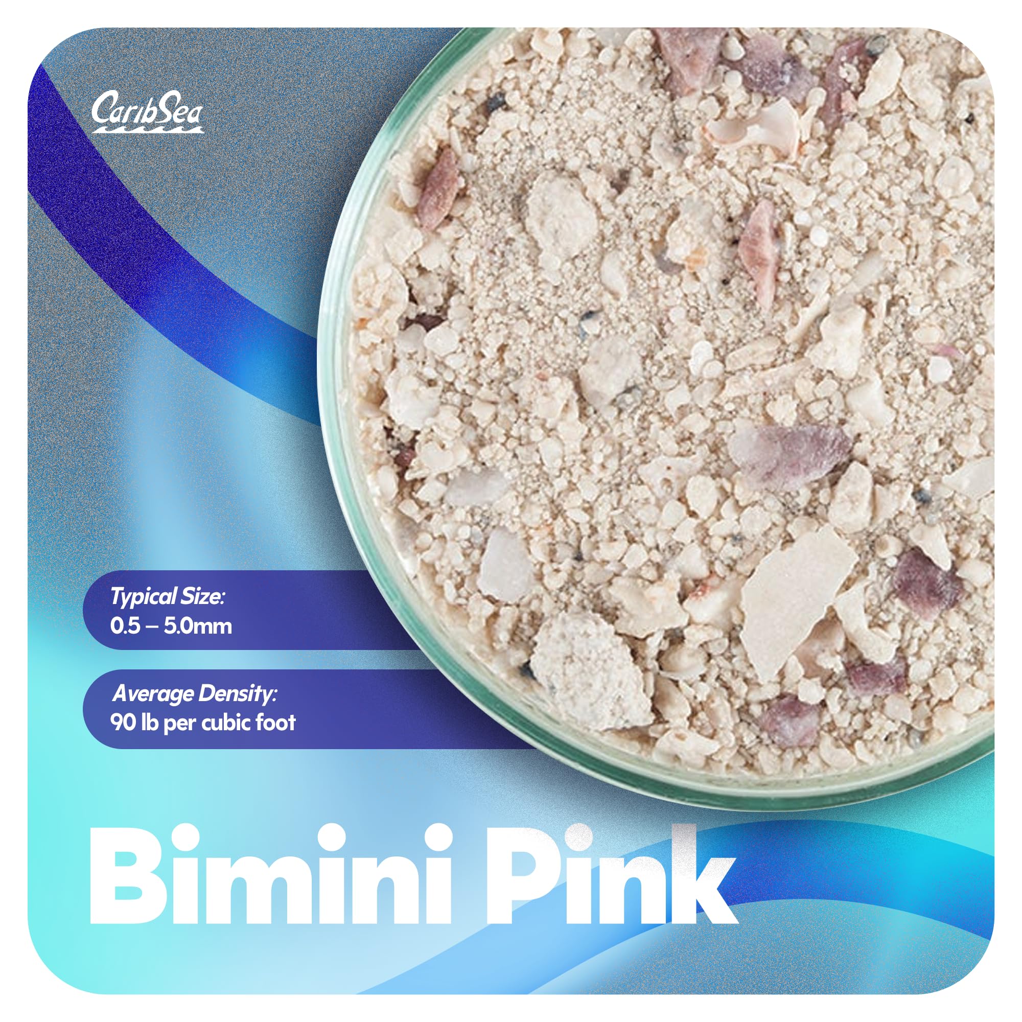 CaribSea Arag-Alive Bimini Pink – pH stable sans altérer la chimie.