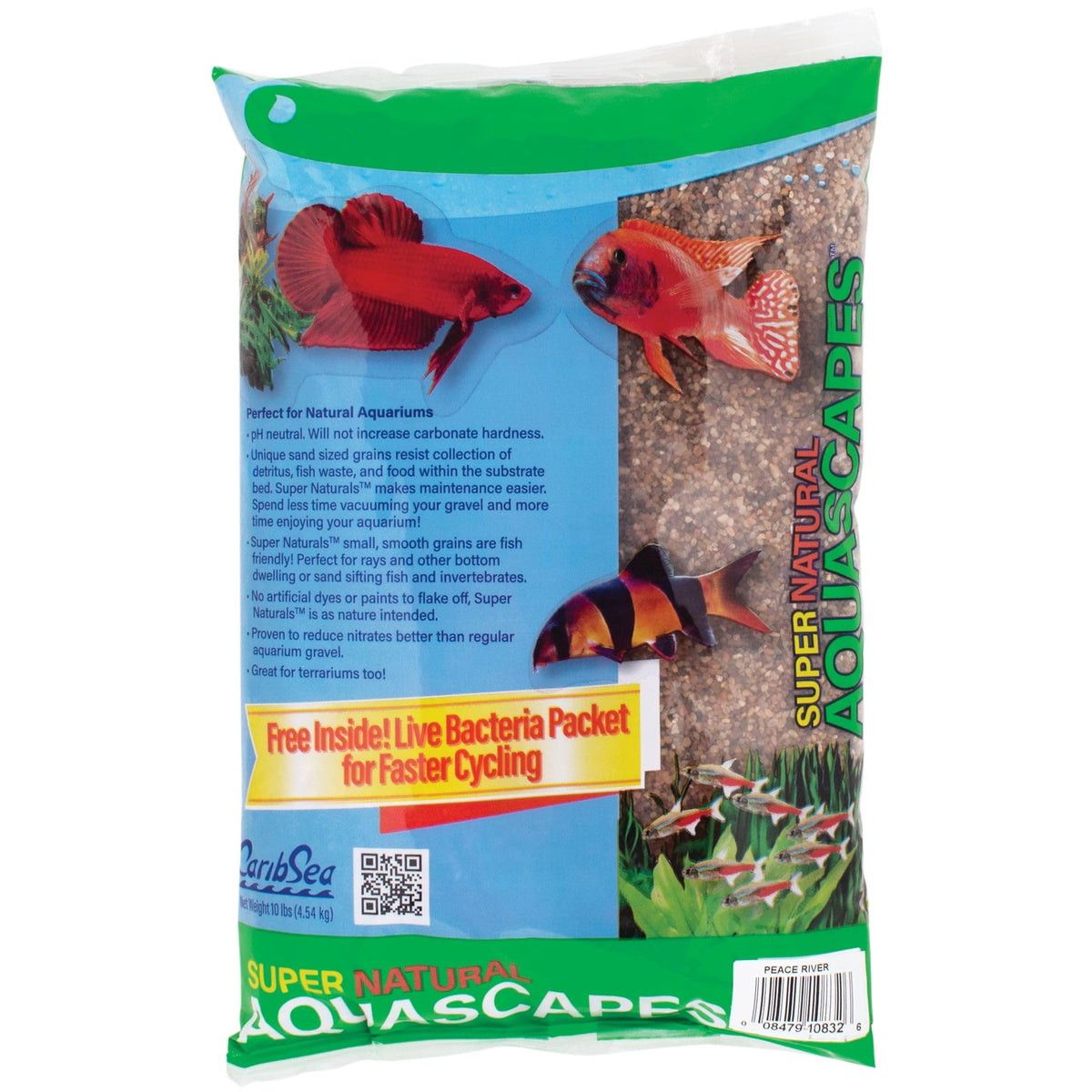 Carib Sea Peace River, base naturelle stable pour racines et poissons